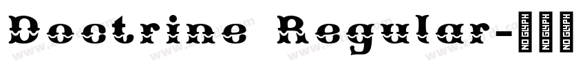 Doctrine Regular字体转换